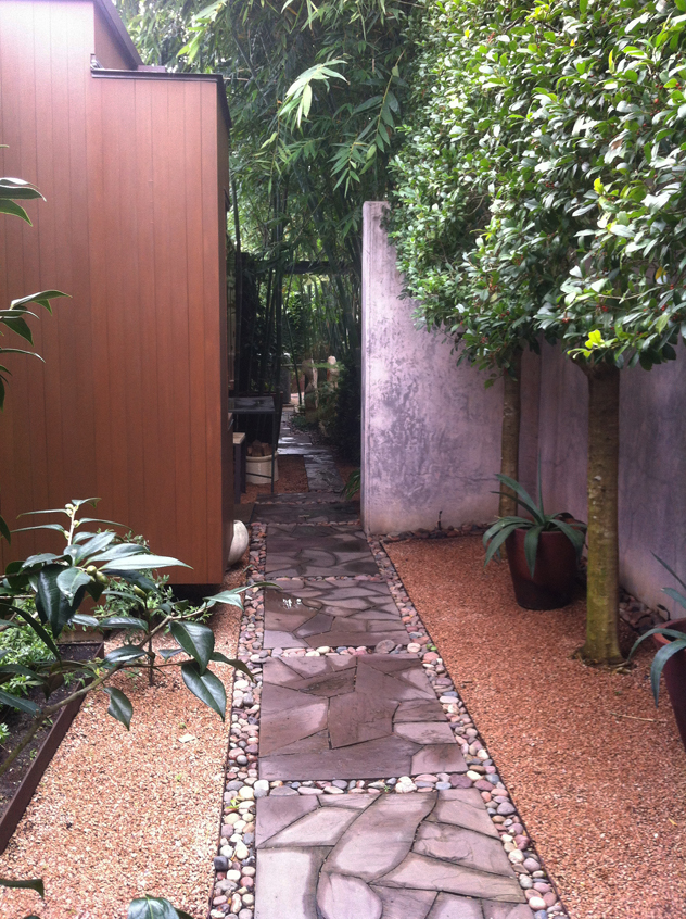 Johnny Steele= Japanese influenced walkways