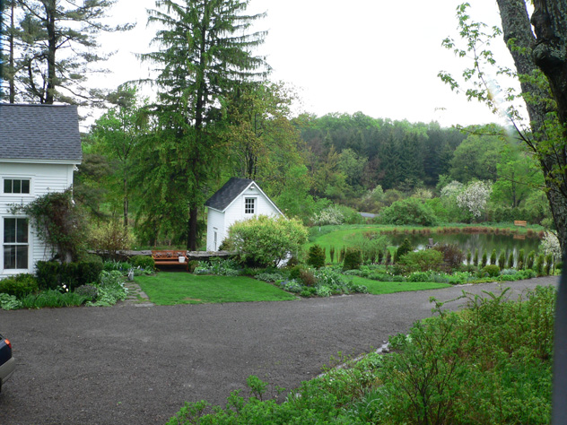 Parking area before shot seen from above